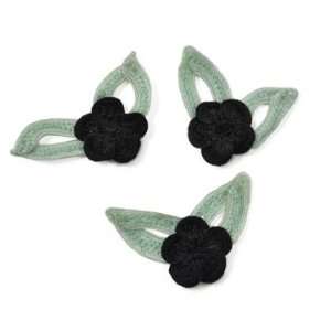  Mini Fleurette Applique Pack of 2