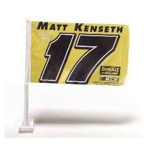   NASCAR Matt Kenseth #17 Car Flag with Wall Brackett