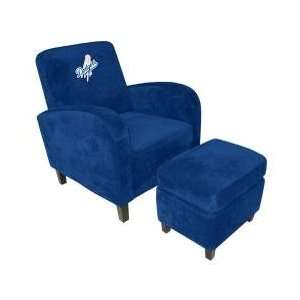  MLB Los Angeles Dodgers Den Chair with Ottoman   Imperial 