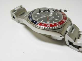 Rolex SS GMT Master II ref 16710 T serial 1996 with papers 2yr 