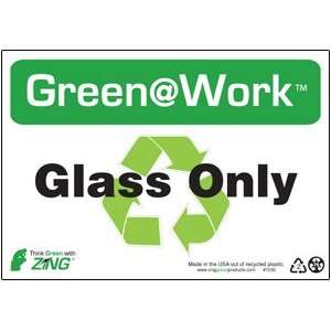  Glass Recycle Sign 