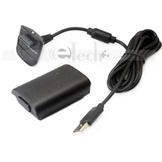 NW Play & Charge Kit Black for Xbox 360 3600mAh battery  