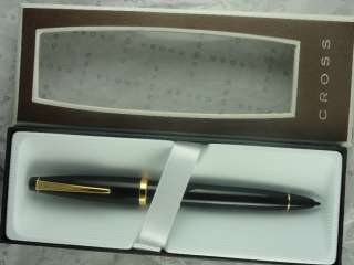   classic century rollerball pen is accentuated by 23k gold appointments