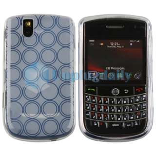 4x RING SKIN GEL CASE COVER for BLACKBERRY TOUR 9630 Mobile Cell Phone 