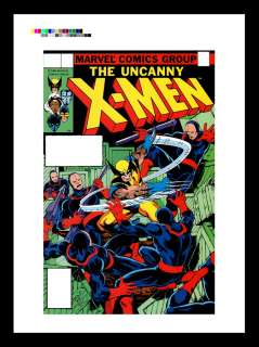 John Byrne X Men #133 Rare Production Art Cover  