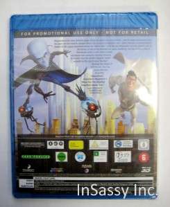 Megamind 3D BLU RAY Movie Exclusive Brand NEW SEALED  