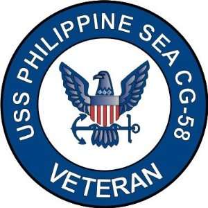  US Navy USS Philippine Sea CG 58 Ship Veteran Decal 