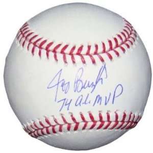  Signed Jeff Burroughs Baseball   1974 AL MVP Official 