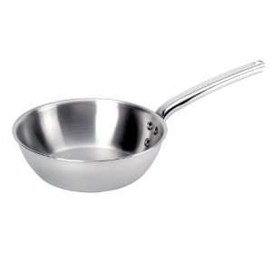  World Cuisine Stainless Steel Priority Splayed Saute Pan 