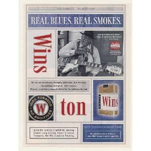 1999 Frank Edwards Winston Cigarette Blues Revival Print 