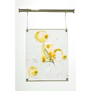   in Trapeze Frames   Watercolor, Dried Flowers, Glass