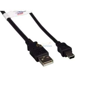  1ft USB2.0 A Male to Mini B 5 pin Male Cable Electronics