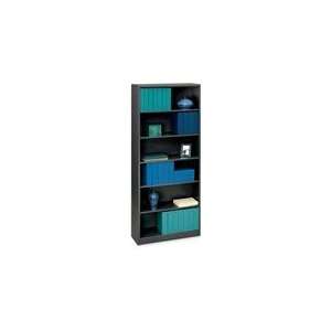  Hon Black Steel Bookcase with 4 Shelves