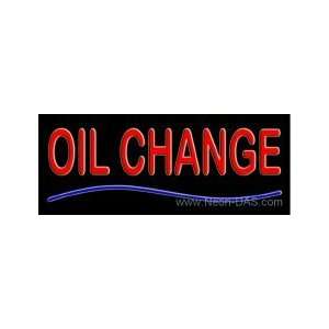  Oil Change Neon Sign 13 x 32