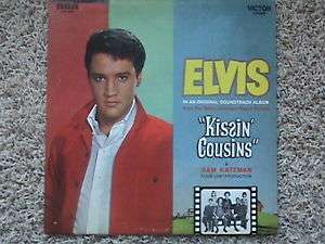 Elvis Presley LP, Kissin Cousins, RCA LSP 2894, orange  