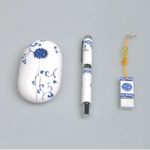  NEEWER® Blue and white porcelain Mouse With Pen And Disk 