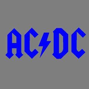  AC/DC (BLUE) DECAL STICKER WINDOW CAR TRUCK FORD CHEVY 