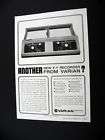 Varian F 81 X Y Recorder 1963 print Ad