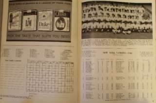 1962 New York Yankees San Francisco Giants World Series Program Mantle 