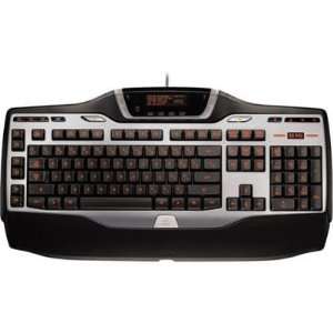  Logitech Inc Gaming Keyboard, w/ Palm Rest, 6 Programmable 