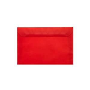  6 x 9 Booklet Envelopes   Pack of 50,000   Red Translucent 