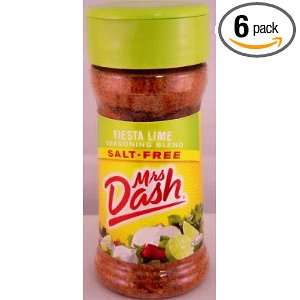 Mrs. Dash Fiesta Lime, 2.4 Ounce (Pack of 6)  Grocery 