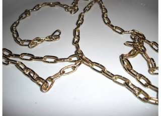 D00291 3 feet of Brass Coated   Large Link Chain  