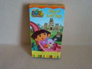 Nick Jr Dora the Explorer VHS City of Lost Toys  
