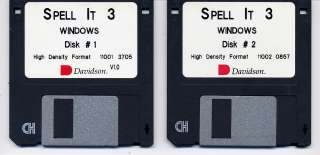   SPELL IT 3 for Windows by Davidson   Spelling Help  Windows 3.1 to XP