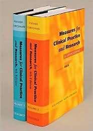 Measures for Clinical Practice and Research A Sourcebook Two volume 