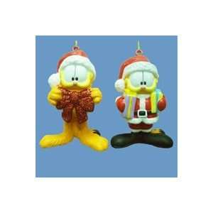 Garfield in Santa Suit Blow Mold Christmas Ornament 