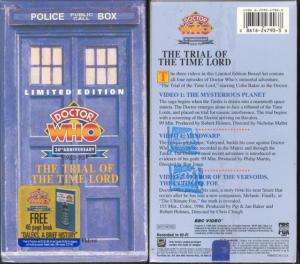 DR. WHO TRIAL OF THE TIME LORD VHS new sealed OOP Rare 086162479038 