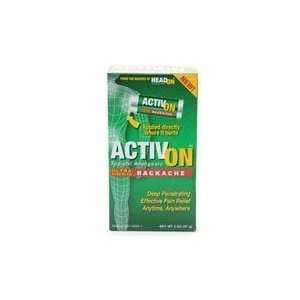  Activon Ultra Strength Backache 2 Oz  Pack of 4 