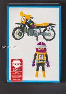 PLAYMOBIL 3044 Racing Crossmotor Crossmotorrad 1999  