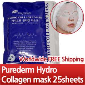 Purederm Hydro Collagen Mask 25 sheets  