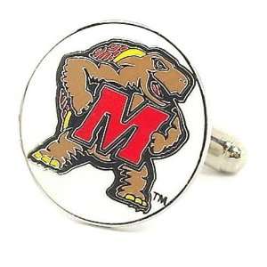  Maryland Terps NCAA Logod Executive Cufflinks w/ Jewelry 