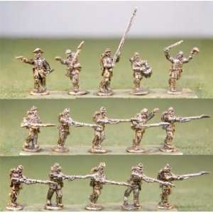 15mm ACW Union Infantry Charging / level muskets with 