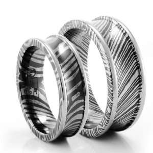    His and Hers Timoku Wedding Band Set by Edward Mirell Jewelry