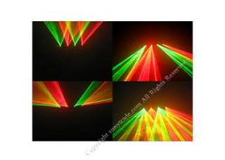 DMX 4 Lens Green Red Stage Laser Light DJ Xmas Party  