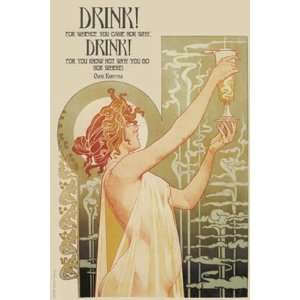    Drink Drink   Poster by Wilbur Pierce (12x18)