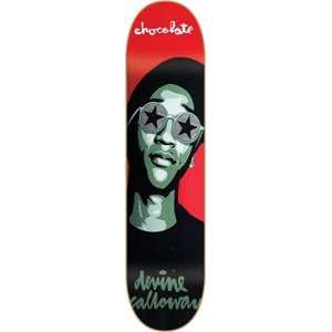  Chocolate Calloway Altered Portrait Skateboard Deck   8.12 