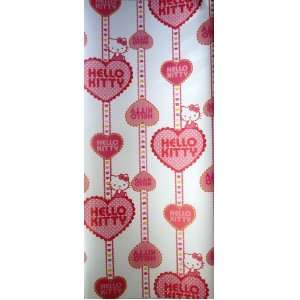 HELLO KITTY Big & Little Hearts   Gift Wrap Wrapping Paper & Bows 