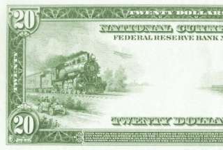 Replica 1918 $20 Federal Reserve Bank Note