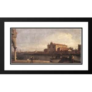  Canaletto 24x16 Framed and Double Matted View of San 
