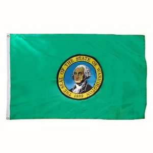  Washington Flag 12X18 Foot Nylon Patio, Lawn & Garden