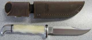 NEW Buck 102 Woodsman Hunting Knife LIMITED EDITION BONE Handle 