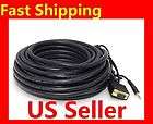 35ft Super VGA HD15 M/M CL2 Rated Cable w/ Stereo Audio and Triple 