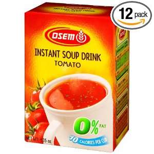 Osem Tomato Flavor Soup Drink Mix, 1.35 Ounce Packages (Pack of 12 