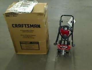 Craftsman 4 Cycle Mini Tiller $369.99 TADD  