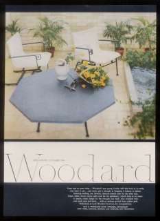 1955 Woodard Caribe wrought table chairs furniture ad  